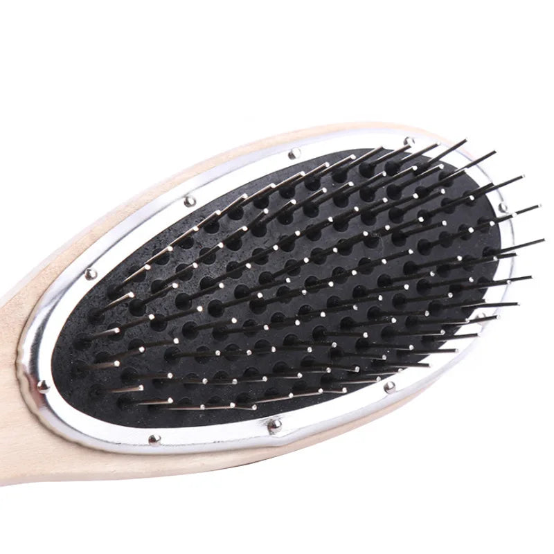 Professional Brush for Wig anti Static Steel Comb for Tangle Hair Extensions Training