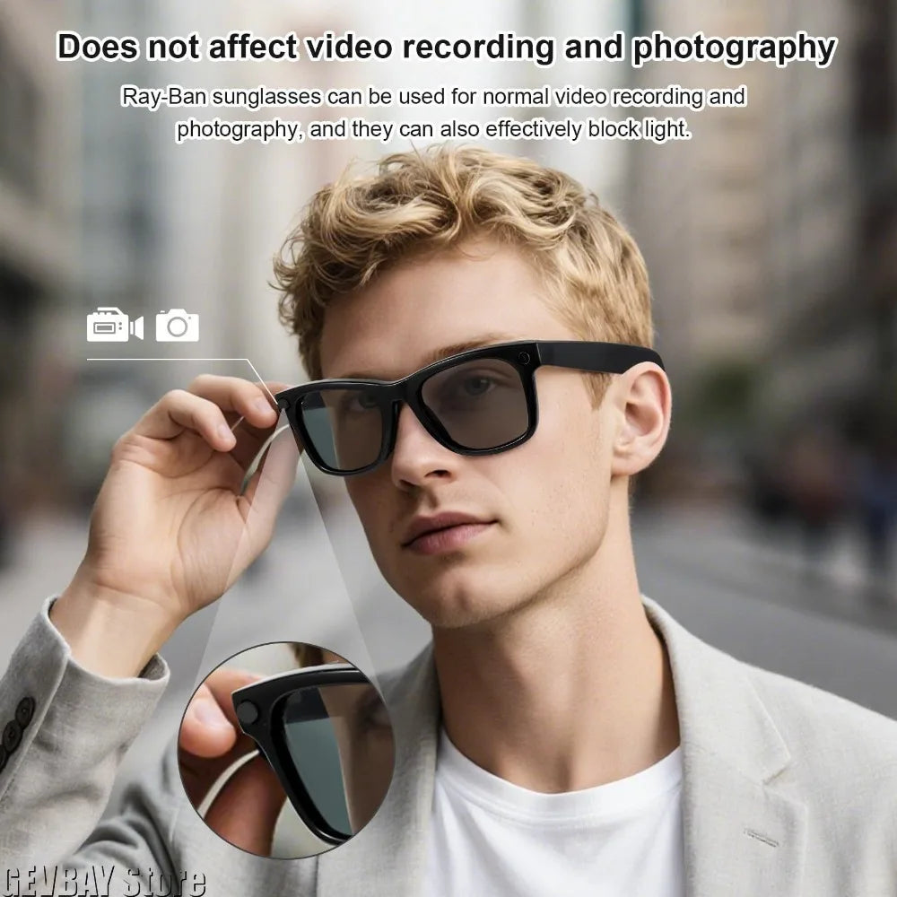 Shading Sticker for Ray-Ban Meta Wayfarer RW4008/RW4006 Skyler RW4010 RW4009/RW4009F AI Intelligent Glasser Record Video