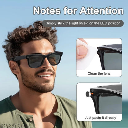 Shading Sticker for Ray-Ban Meta Wayfarer RW4008/RW4006 Skyler RW4010 RW4009/RW4009F AI Intelligent Glasser Record Video